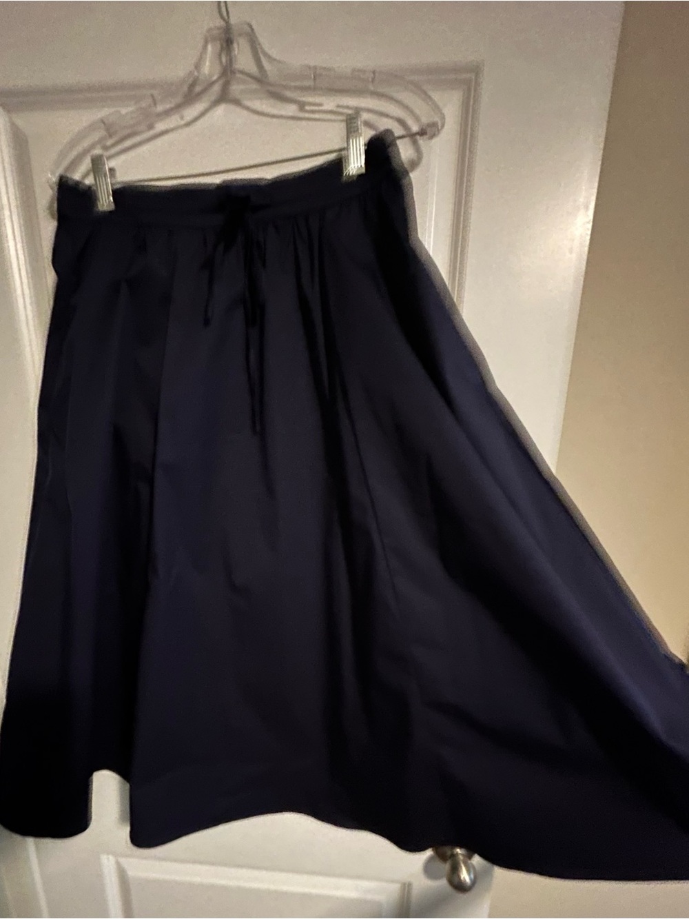Joie Navy A-Line Midi Skirt - Picture 2 of 5